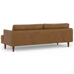 Livingston - 90" Sofa - Caramel Brown