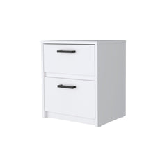 Augusta Floating Nightstand with 2-Tier Shelf and 1-Drawer