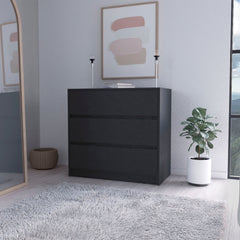 Avra 3 Drawer Dresser, Manufactured Wood Top and Front Chest of Drawers