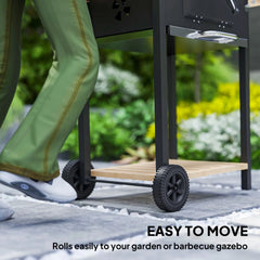 Charcoal BBQ Grill Black