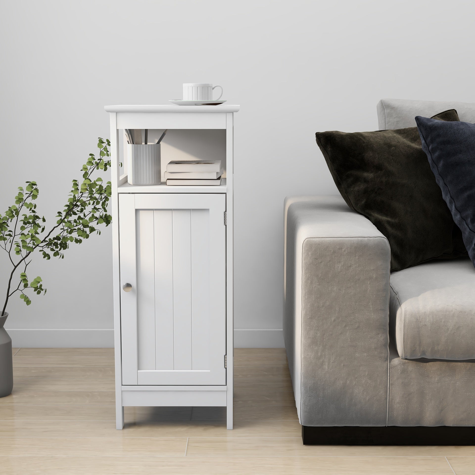 Bathroom single door cabinet