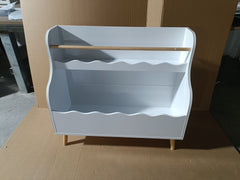 Kids Bookcaes, Children Book Organizer, toy Storage Cabinet Organizer, White