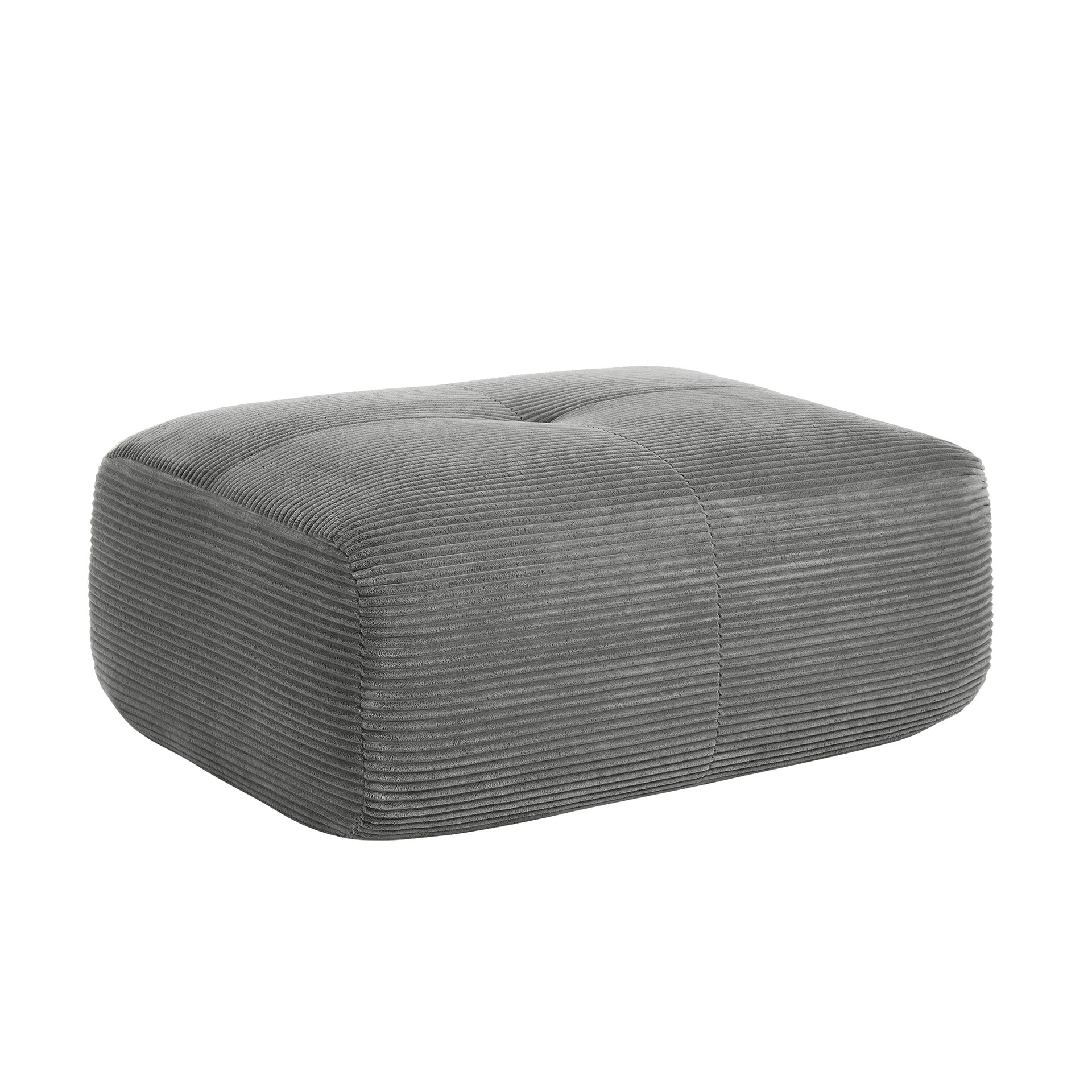 Hamlet LSF&RSF Corner Sofa W/Pillows Corduroy- Grey