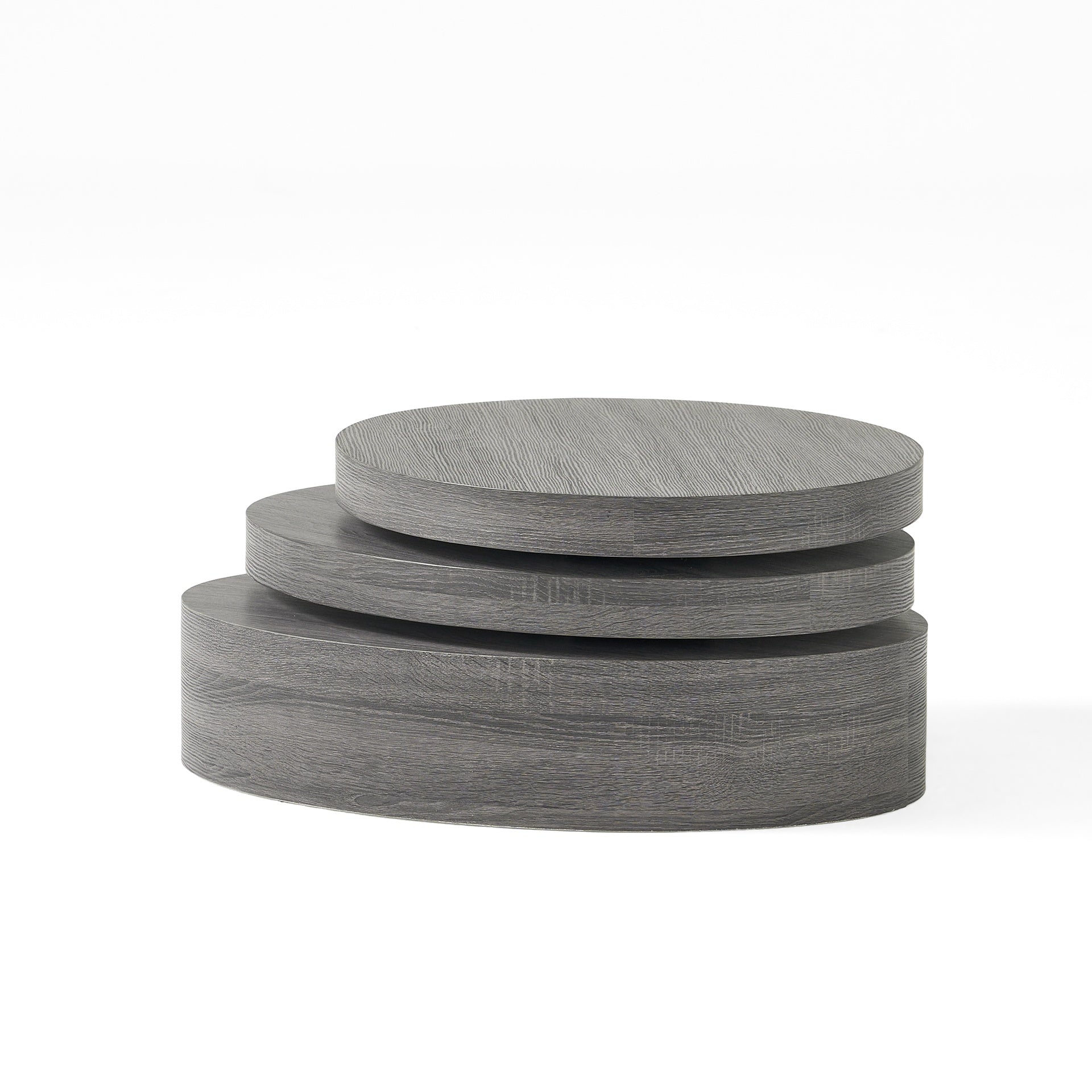 MODERNESQUE ROTATING COFFEE TABLE-Matte Black