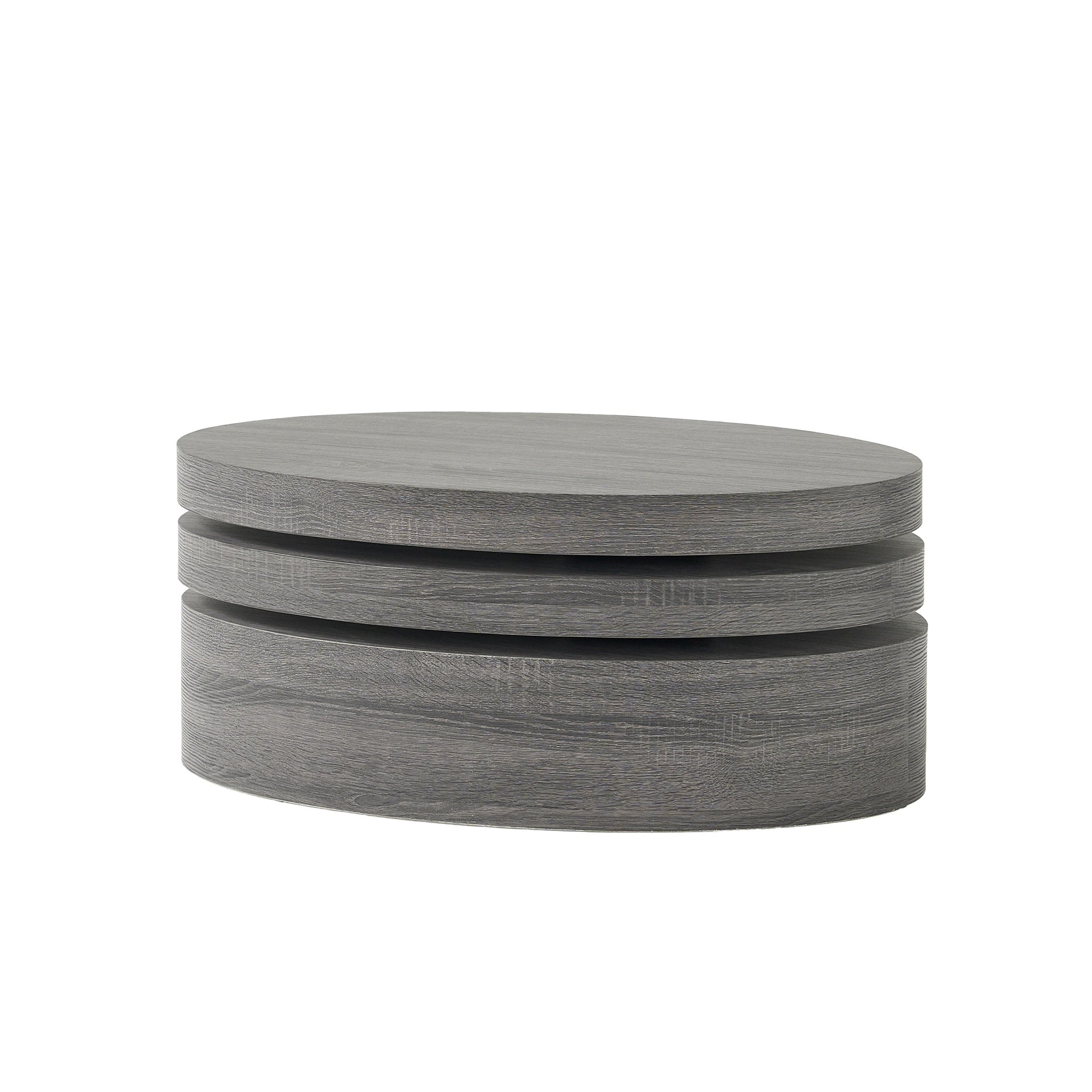 MODERNESQUE ROTATING COFFEE TABLE-Matte Black