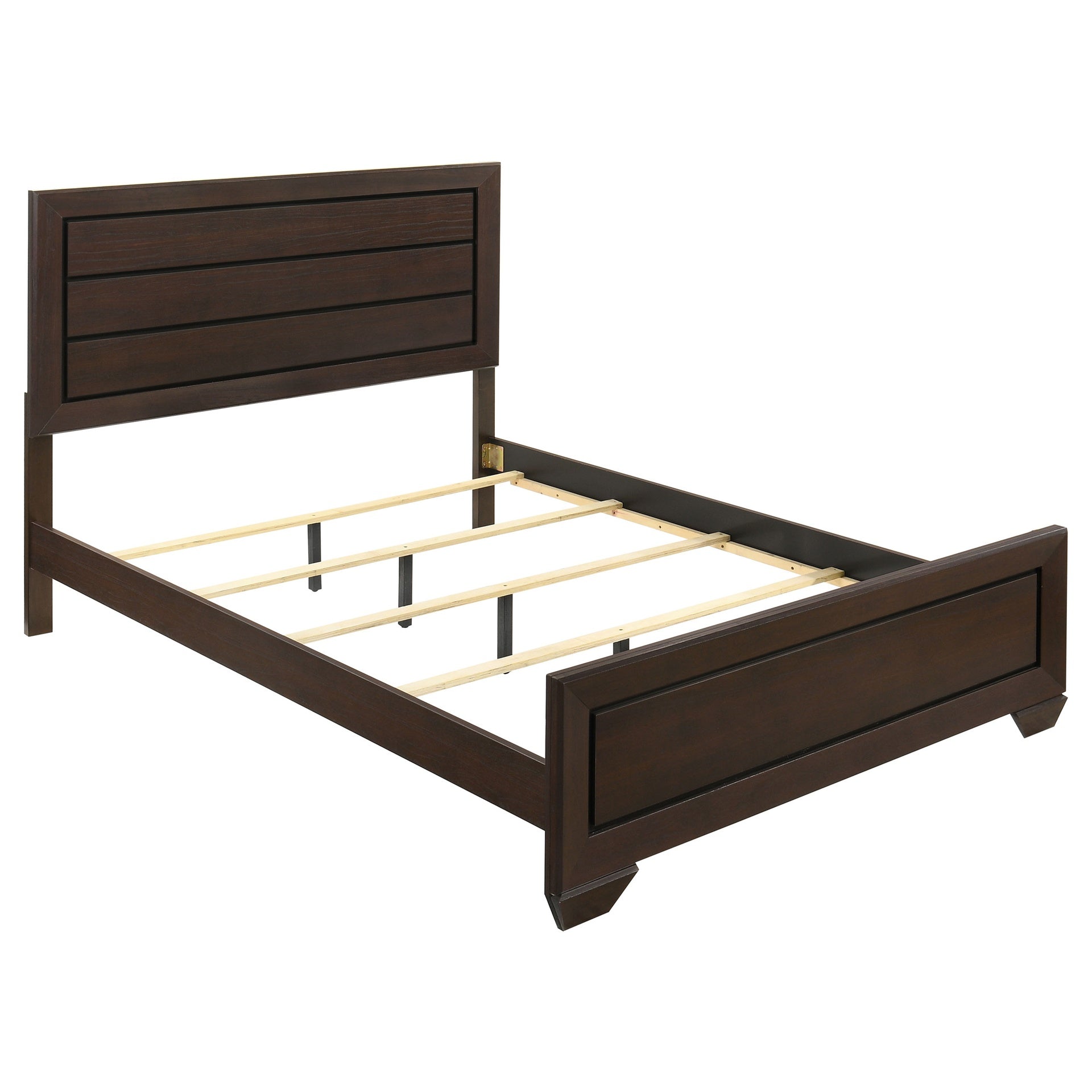 Harrison Wood Queen Panel Bed Dark Cocoa