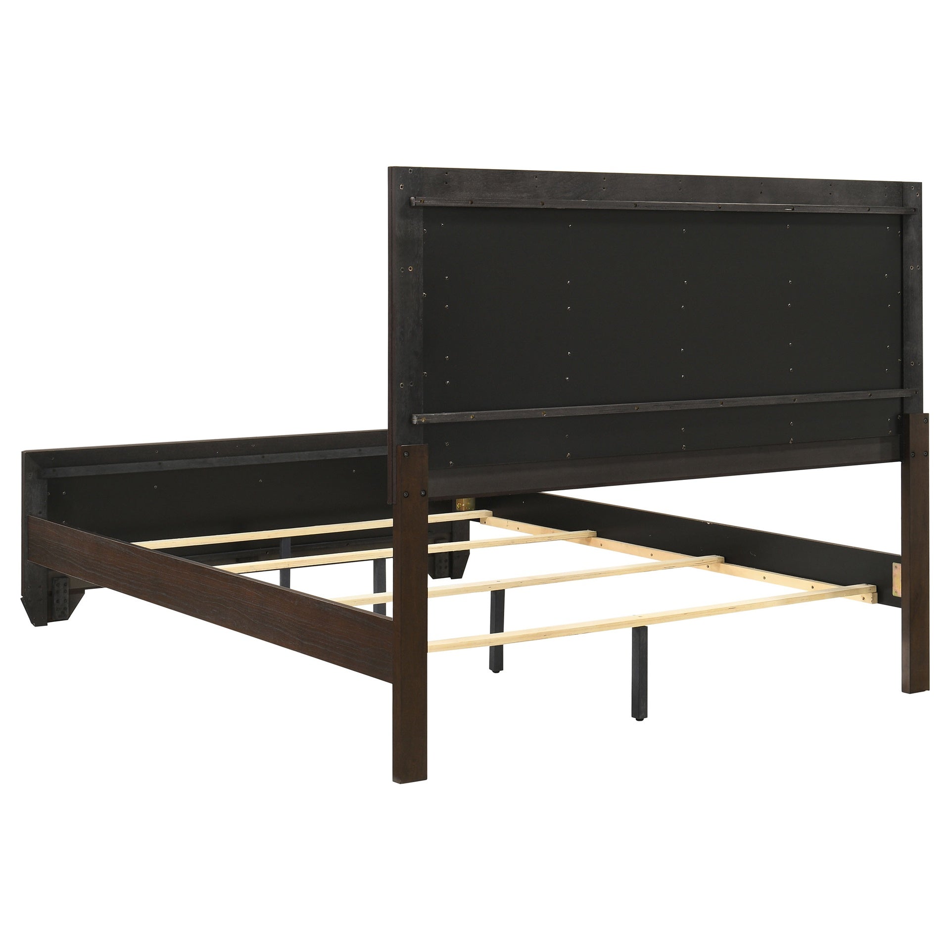 Harrison Wood Queen Panel Bed Dark Cocoa