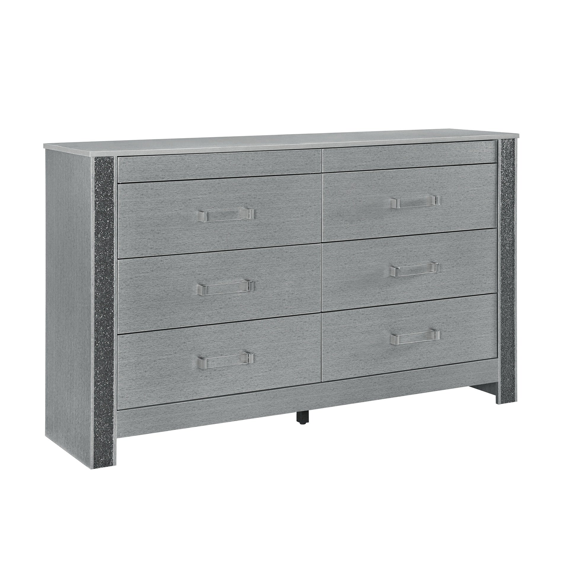 LORENZO SILVER 5PC QUEEN BEDROOM SET