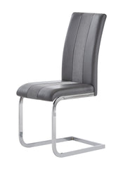 ALTIS FABRIC GREY DINING CHAIRS (KIT OF 4)