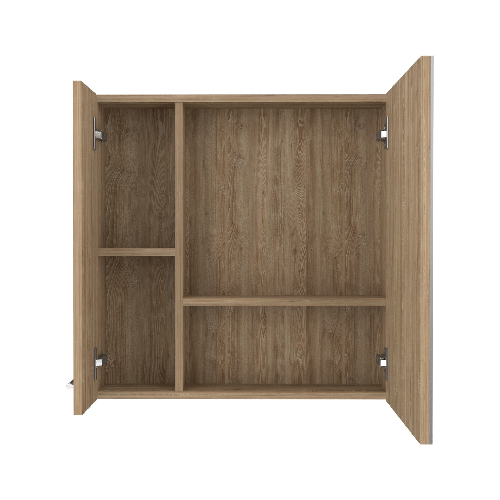 4-Shelf Bathroom Medicine Cabinet with Mirror