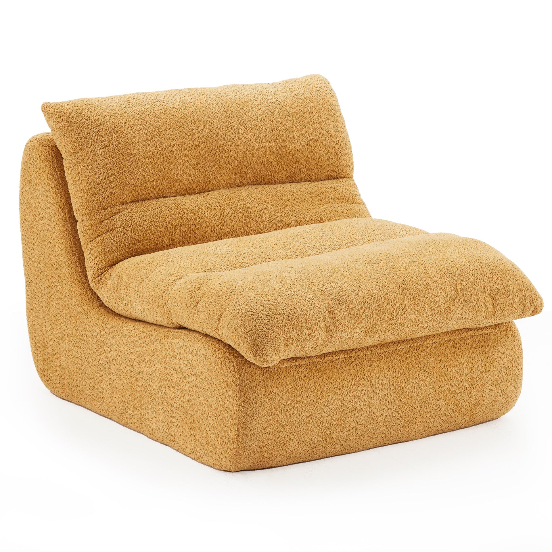 Upholstered Accent Sofa, Modern Armchair with Soft Cushioned Seat, Stylish Sofa for Living Room, Bedroom, or Office