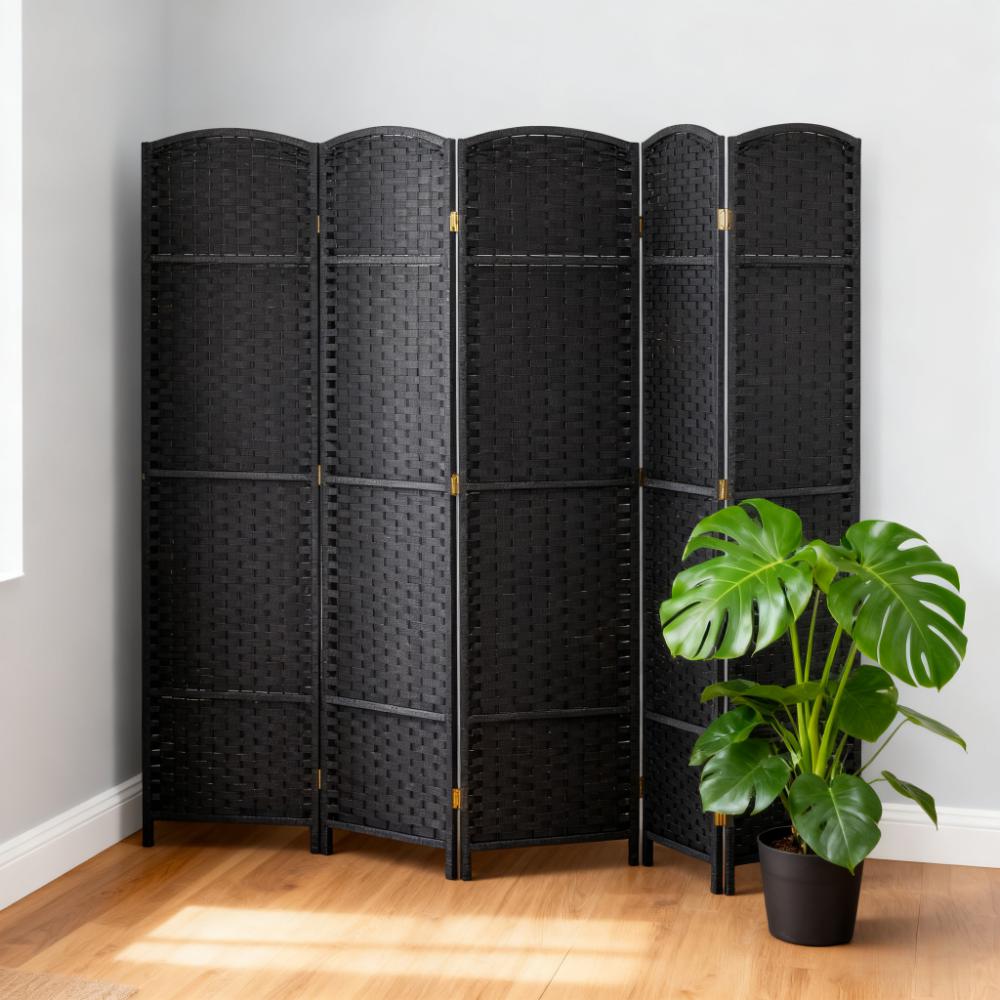 8 Panel Folding Room Divider Screen Privacy Screen Freestanding
