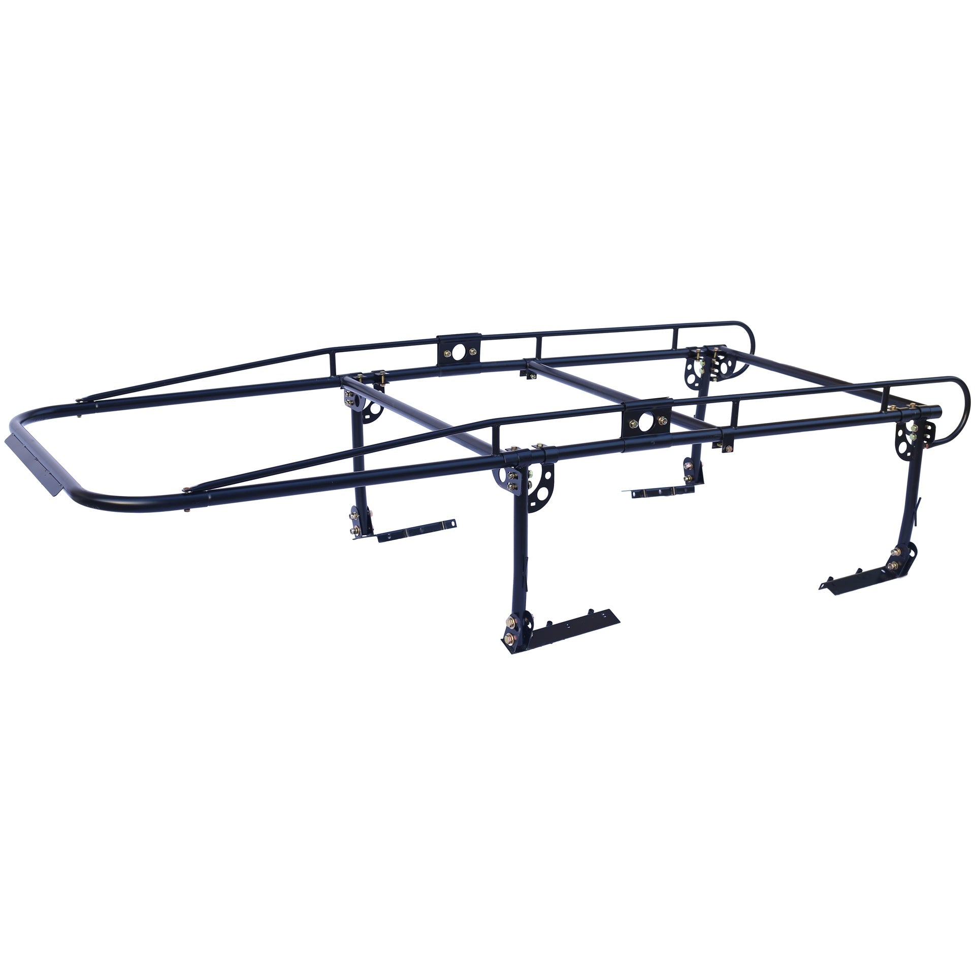 1000 LBS Adjustable Truck Contractors Rack Ladder Pickup Kayak Lumber Rack Side Bar Long Cab