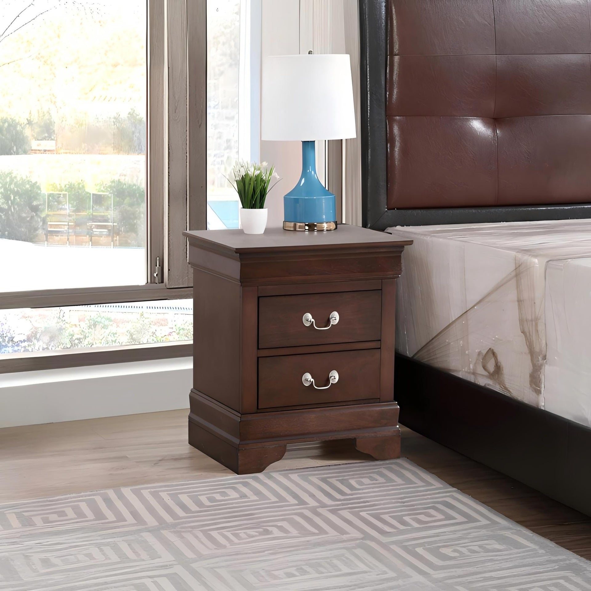 LouisPhillipe G2125-N Nightstand , Cappuccino