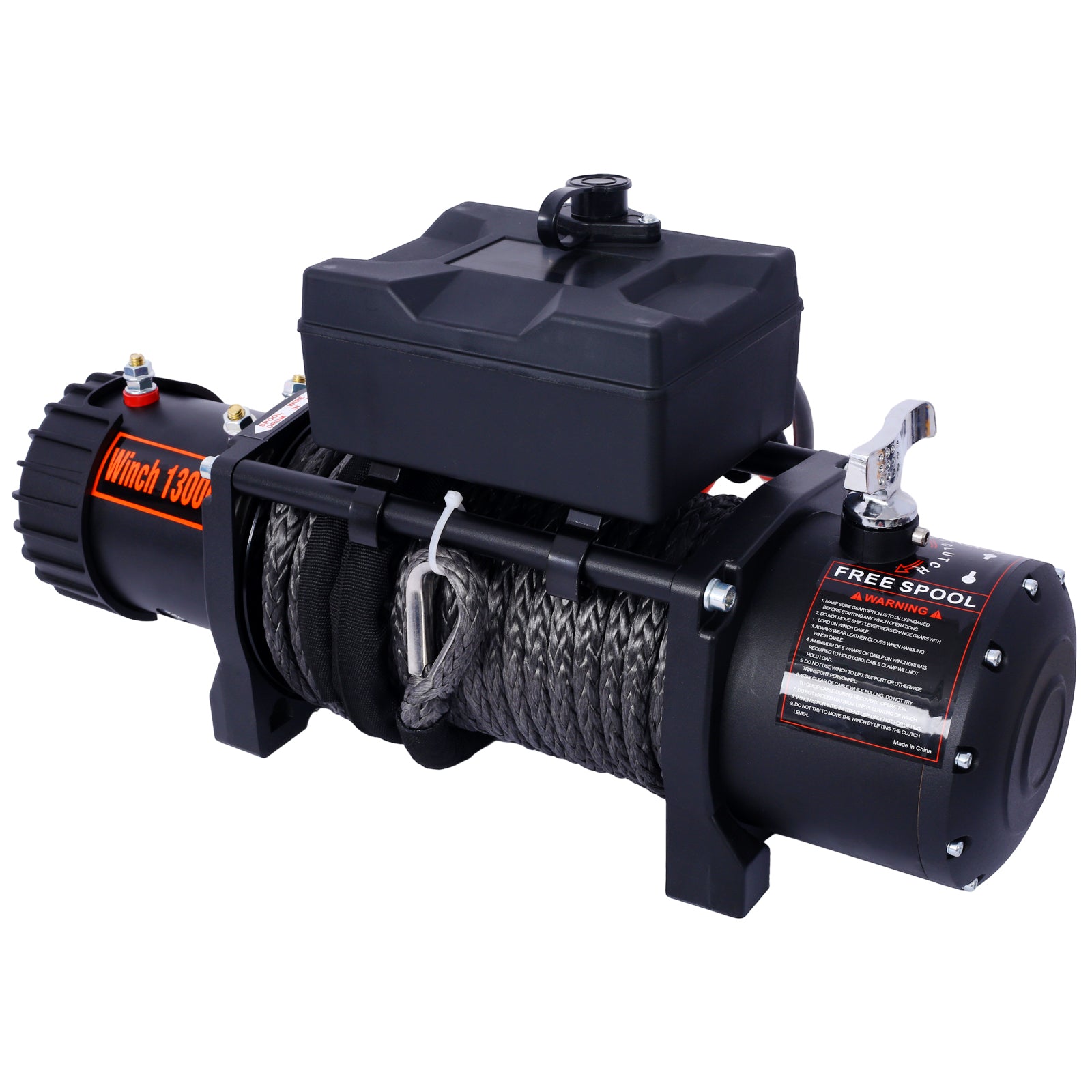 Winch-13000 lb. Load Capacity Electric Winch -12V DC Power for Towing Truck Off Road, with Wireless Remote