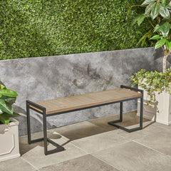 HOPKINS INDUSTRIAL WOOD AND METAL BENCH