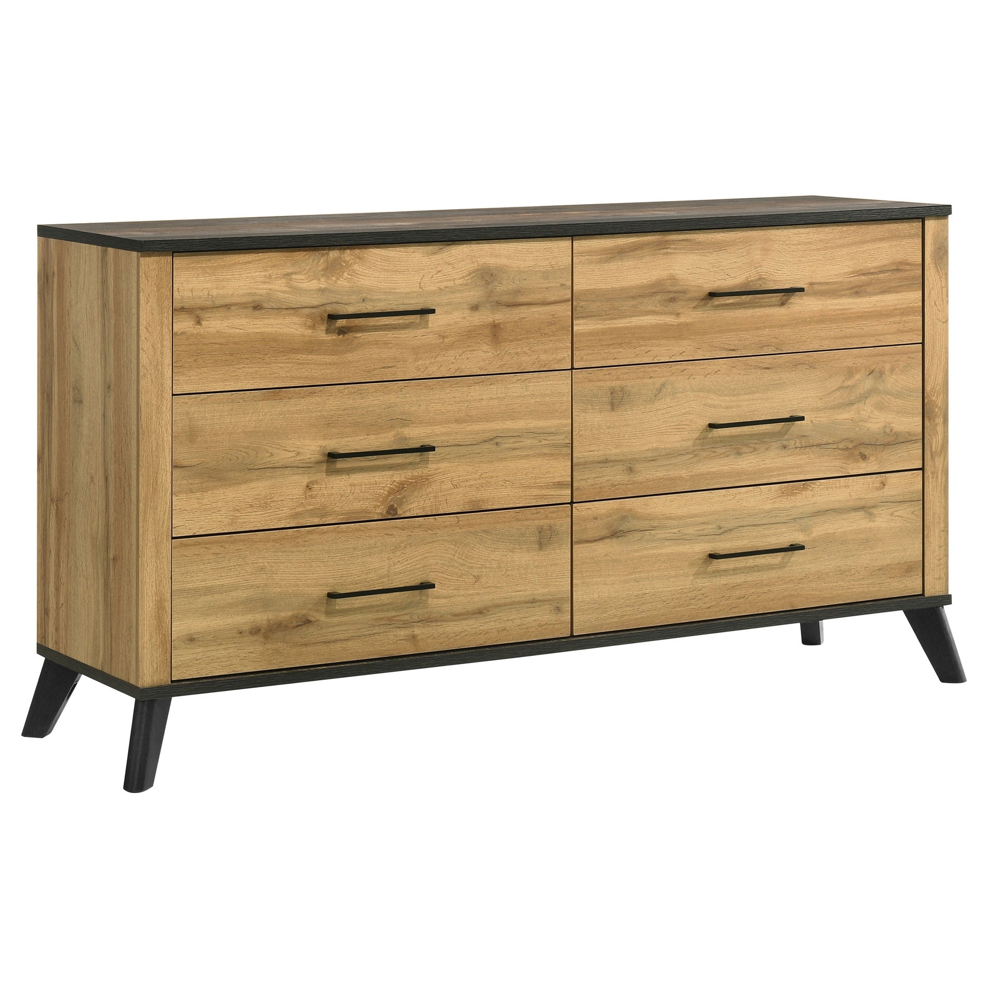 Fraser Natural Pine 6-drawer Dresser Cabinet