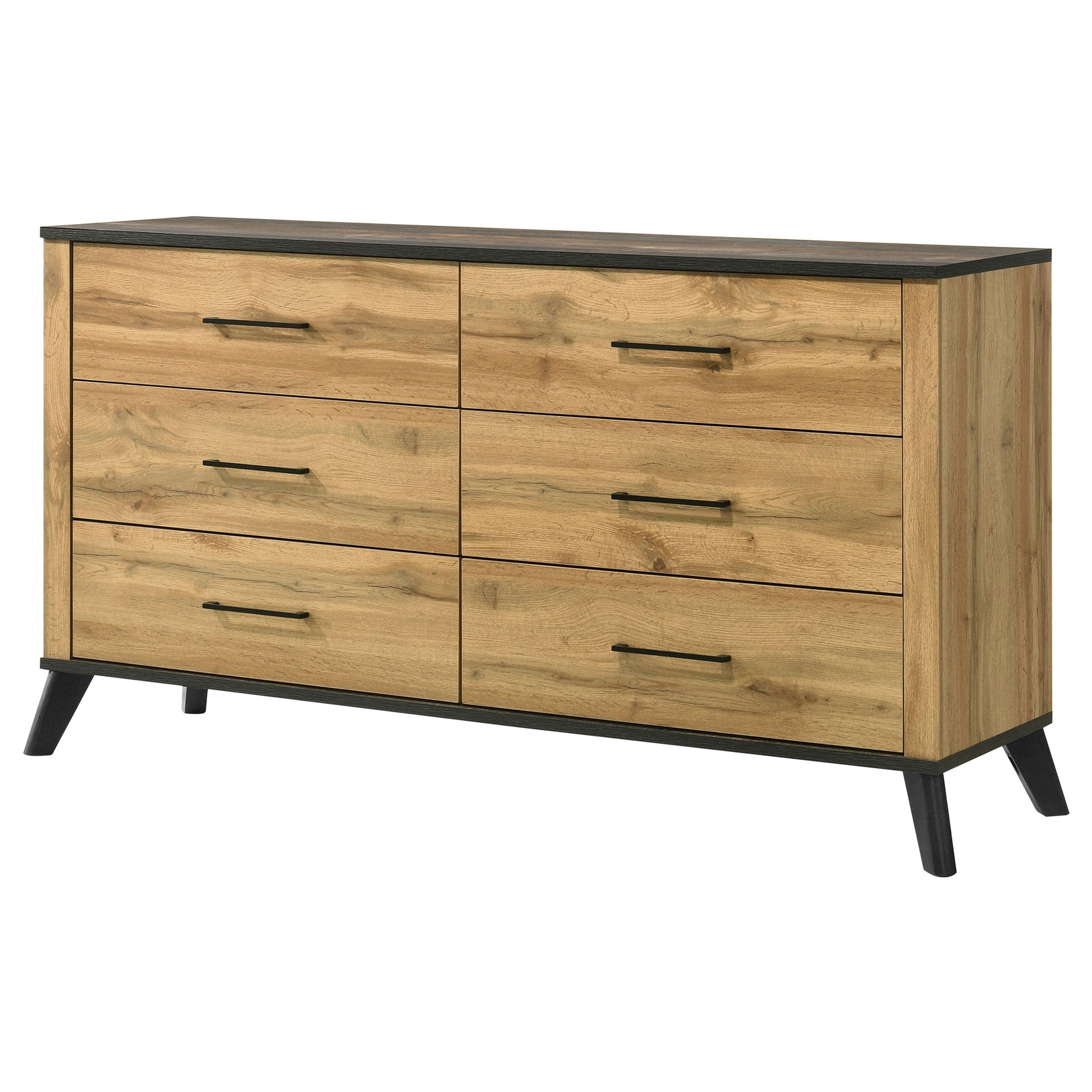 Fraser Natural Pine 6-drawer Dresser Cabinet