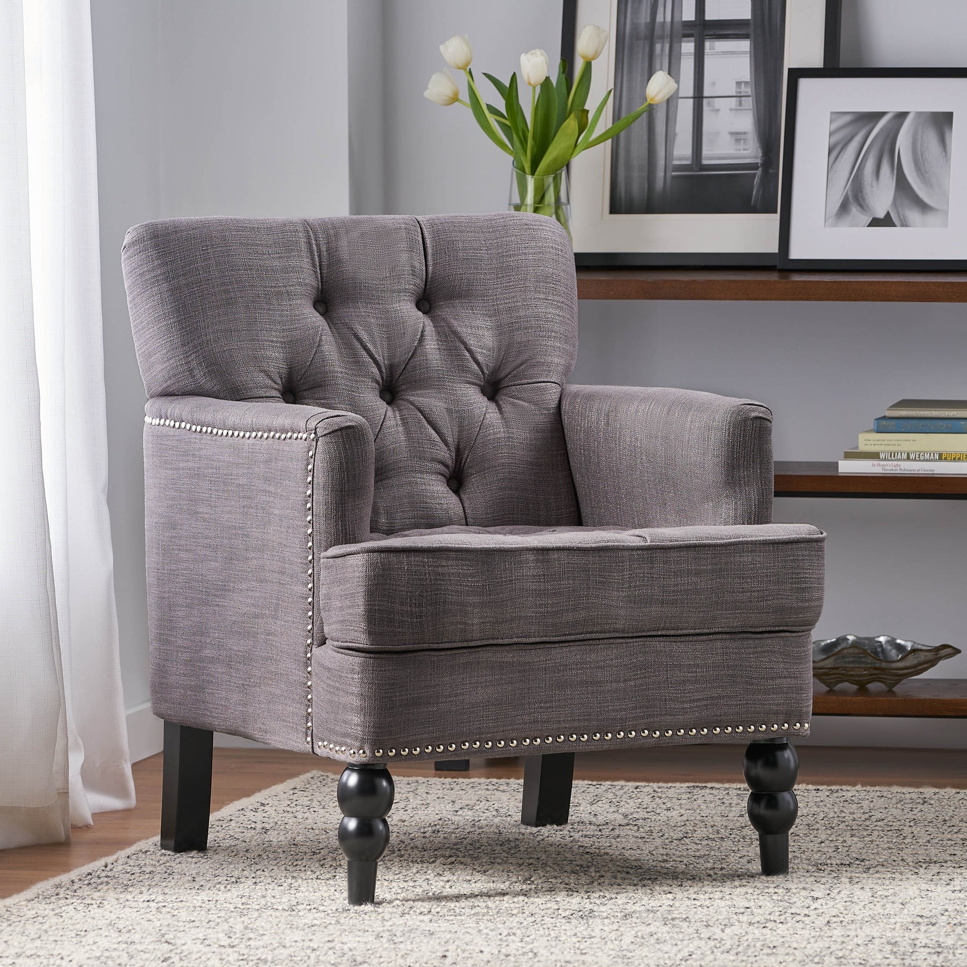 HARRISON TUFTED CLUB CHAIR