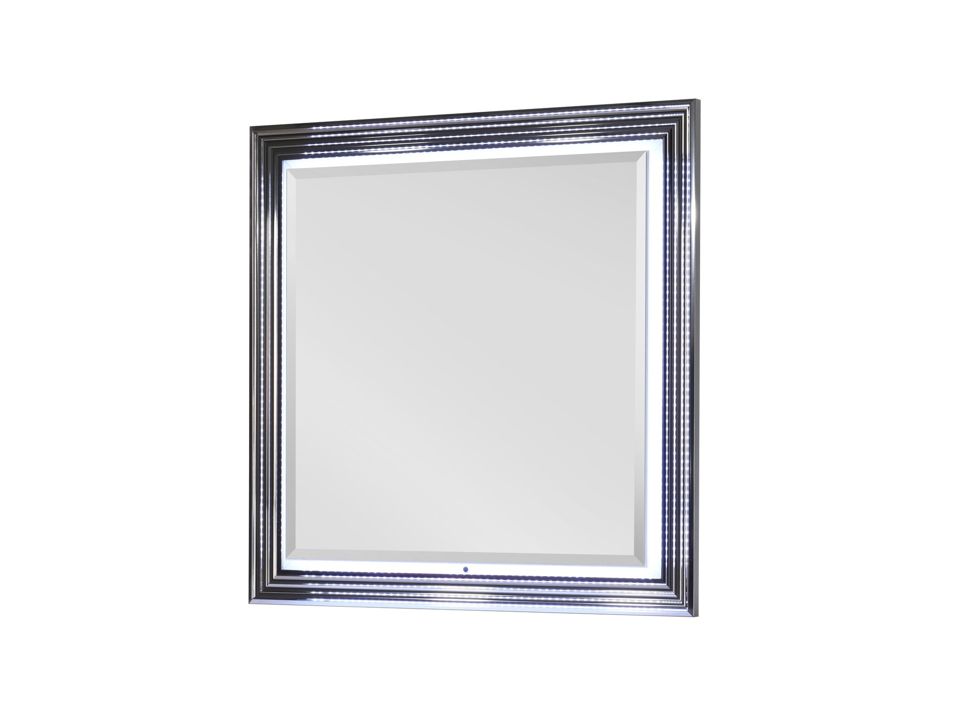 MOON SMOOTH WHITE MIRROR WITH LED