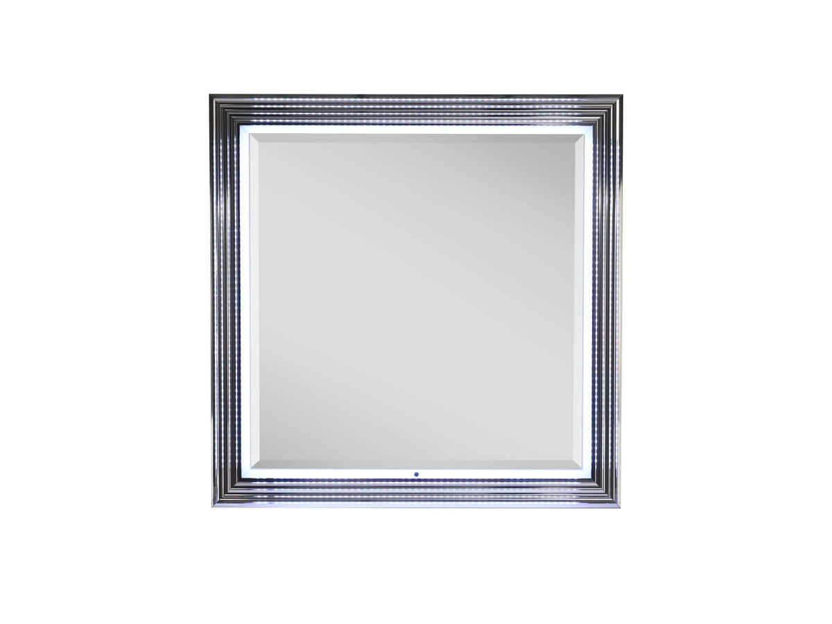 MOON SMOOTH WHITE MIRROR WITH LED