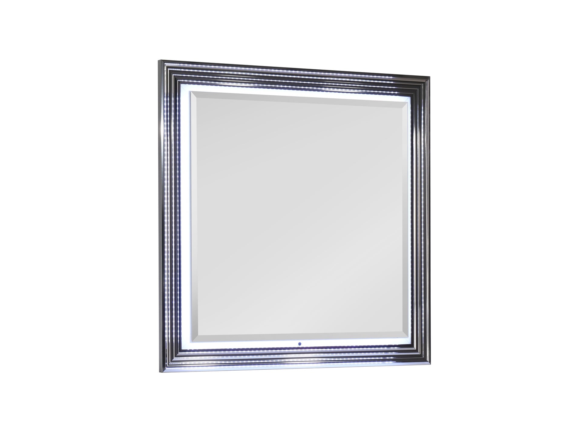 MOON SMOOTH WHITE MIRROR WITH LED