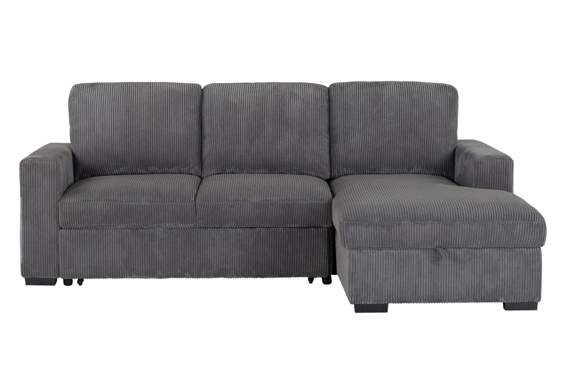 Melody Grey Sectional with Pullout