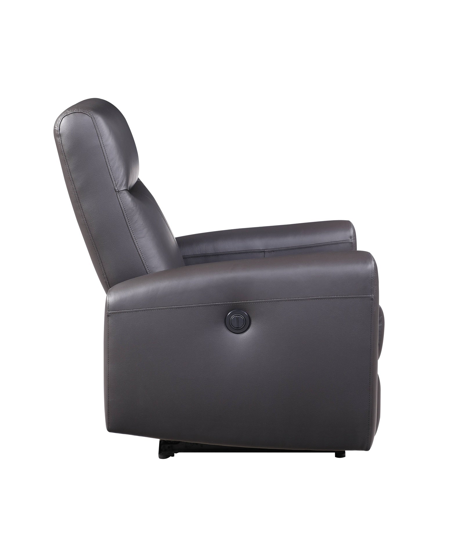 Blane Brown Top Grain Leather Match Power Motion Recliner