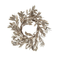 Set of 6, D11.8" Boxwood Candle Ring, Cham