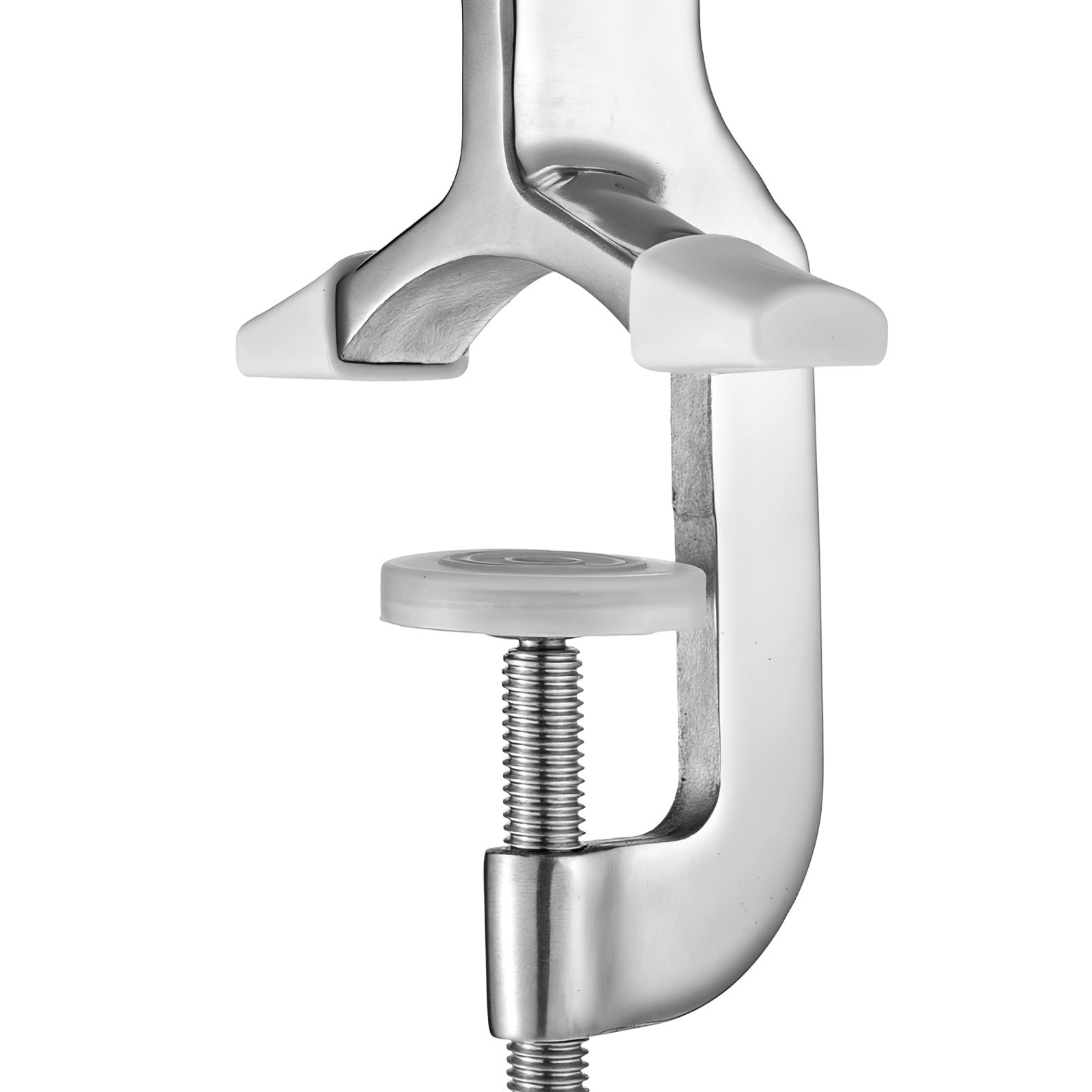 Manual Meat Grinder, 304 Stainless Steel Hand Meat Grinder with Steel Table Clamp, Meat Mincer Sausage Maker with 1 Cutting Blade, 2 Cutting Plates, Sausage Tube for Beef Pork Pepper Mushroom