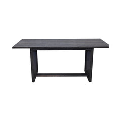 70.87" Farmhouse Large Dining Table for 6-8 People,  Rectangular Wood Dining Table, Rustic Kitchen Dinner Table with X Solid Legs for Dining Room & Living Room,  Gray