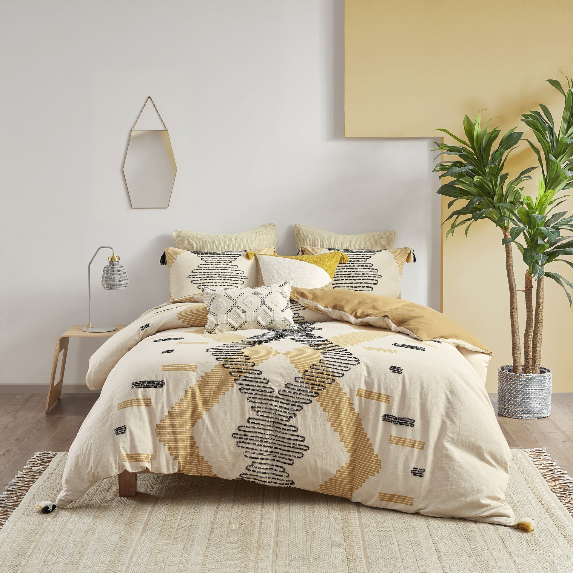 Full/Queen 3 Piece Cotton Duvet Cover Set