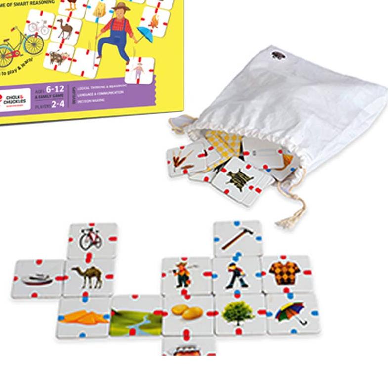 Game Set Puzzel Set for Kids (Why Connect Educational Game of Picture Connection)