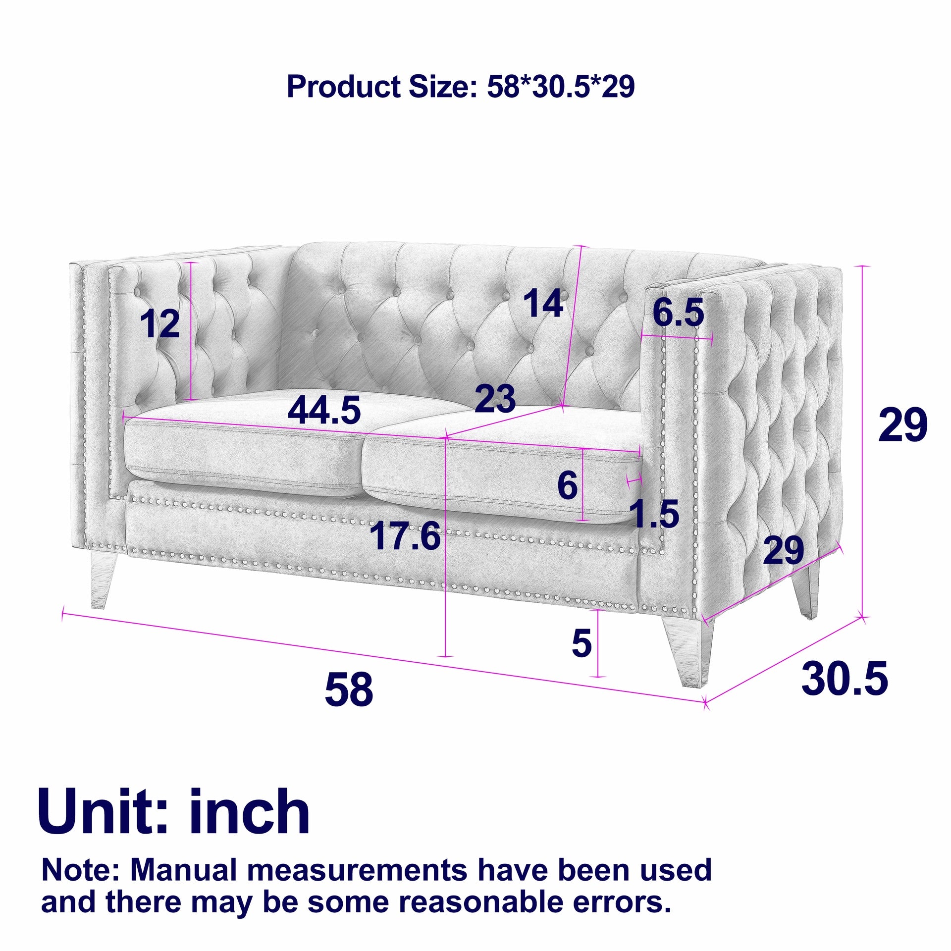 3-seater + 2-seater Combination sofa.GREY VELVET