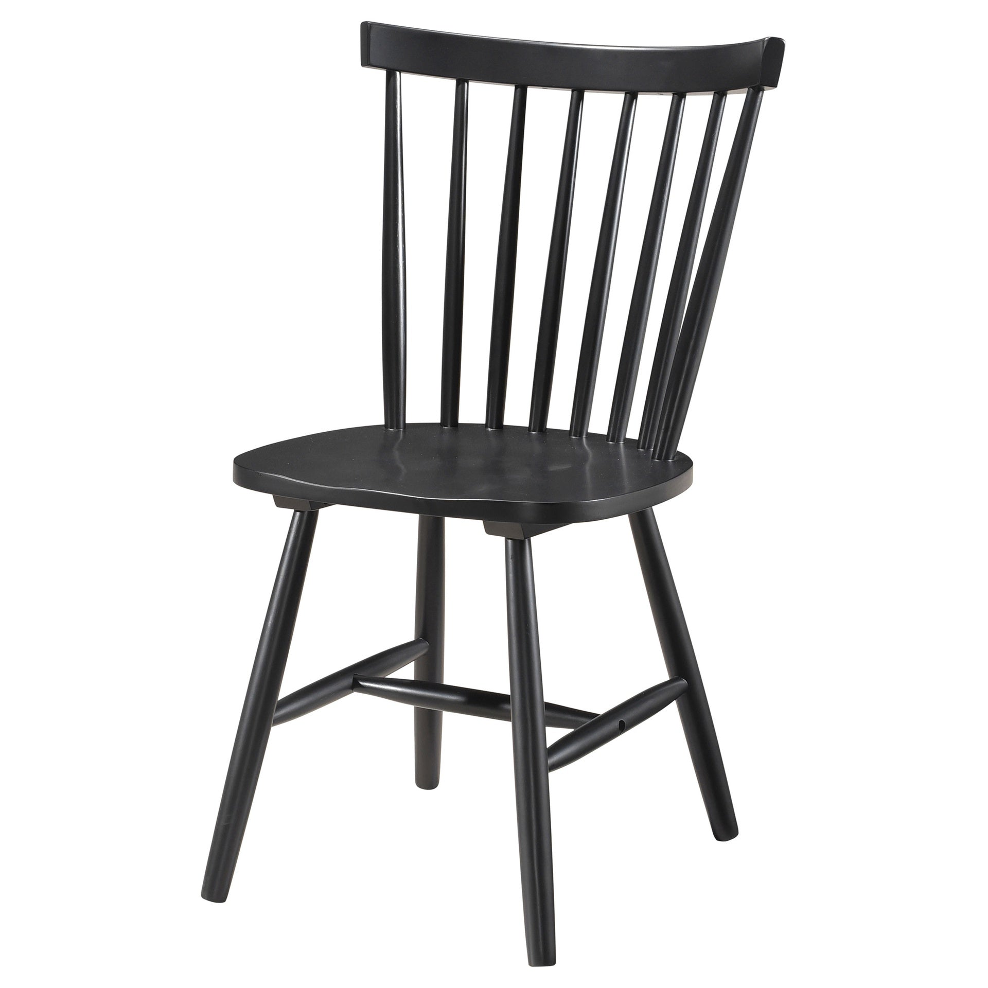 Hayward Black Wood Dining Side Chair (Set of 2)