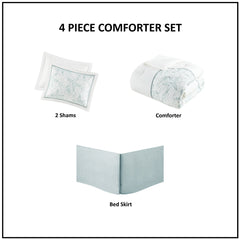 Comforter Set White Full