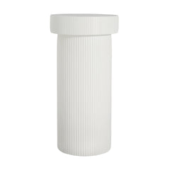 MGO Pedestal Column Plant Stand, 24 Inch H,