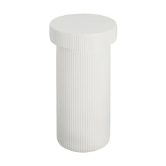 MGO Pedestal Column Plant Stand, 24 Inch H,