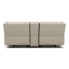 Malibu 79" Modern Power Motion 3-Piece Reclining Loveseat Sofa with Cup Holders, Cream Taupe Beige