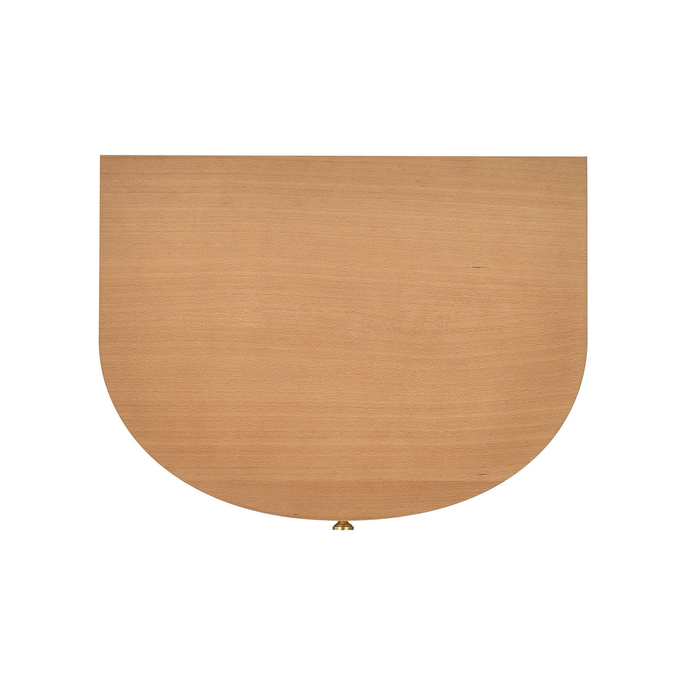 Valentine 24" 2-Drawer Storage Side Table, Natural Brown Beech Wood