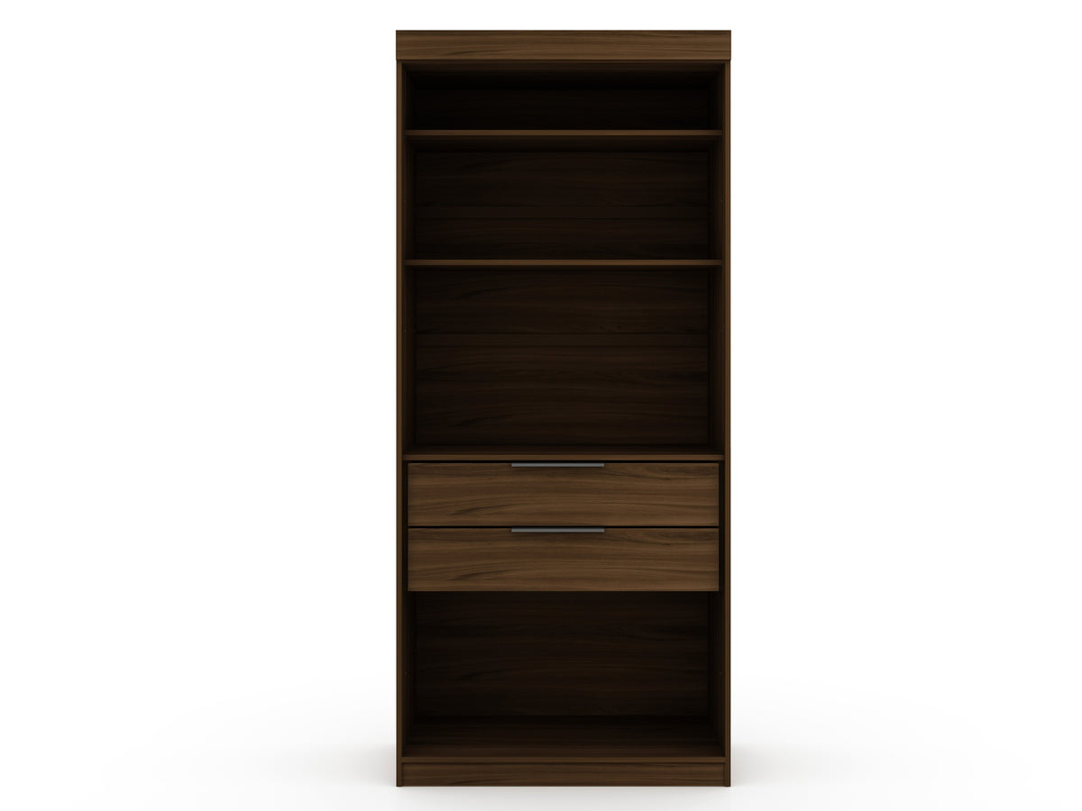 Wardrobe Closet in Chestnut Brown