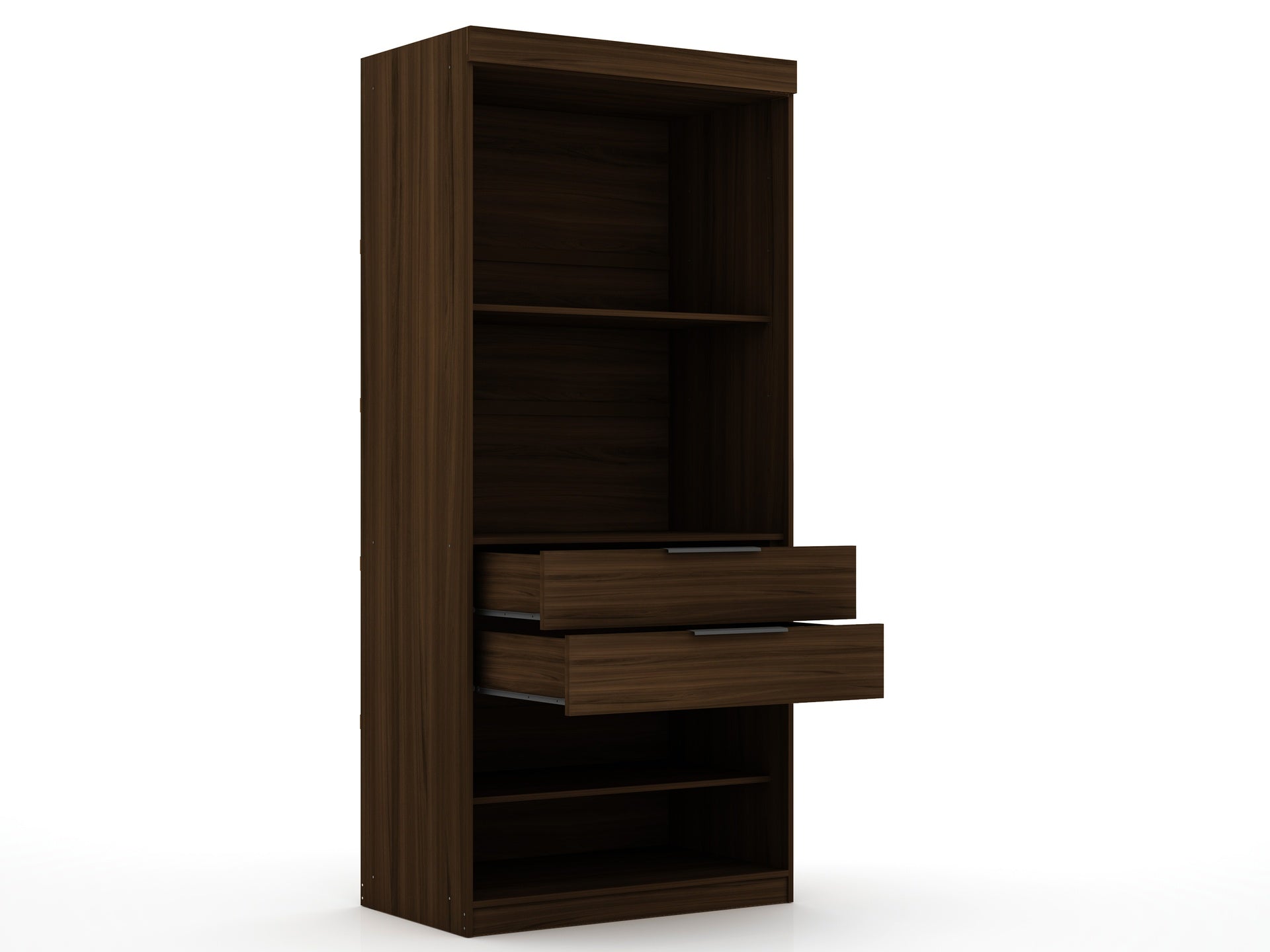 Wardrobe Closet in Chestnut Brown