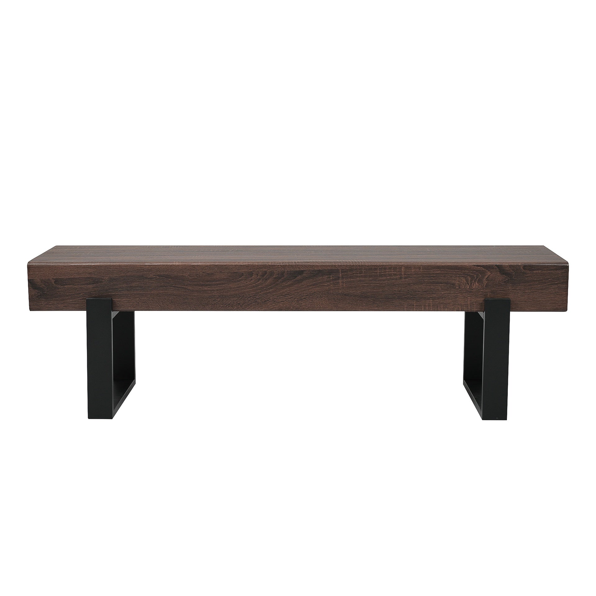 59" Dining Bench, Farmhouse Indoor Kitchen Table Benches, Bed Bench, Industrial Shoe Bench, Entryway Benches