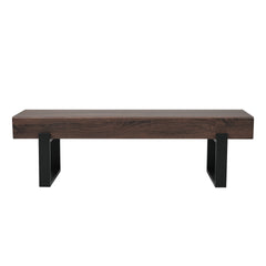 59" Dining Bench, Farmhouse Indoor Kitchen Table Benches, Bed Bench, Industrial Shoe Bench, Entryway Benches