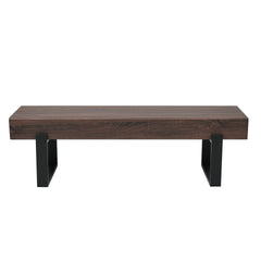 59" Dining Bench, Farmhouse Indoor Kitchen Table Benches, Bed Bench, Industrial Shoe Bench, Entryway Benches