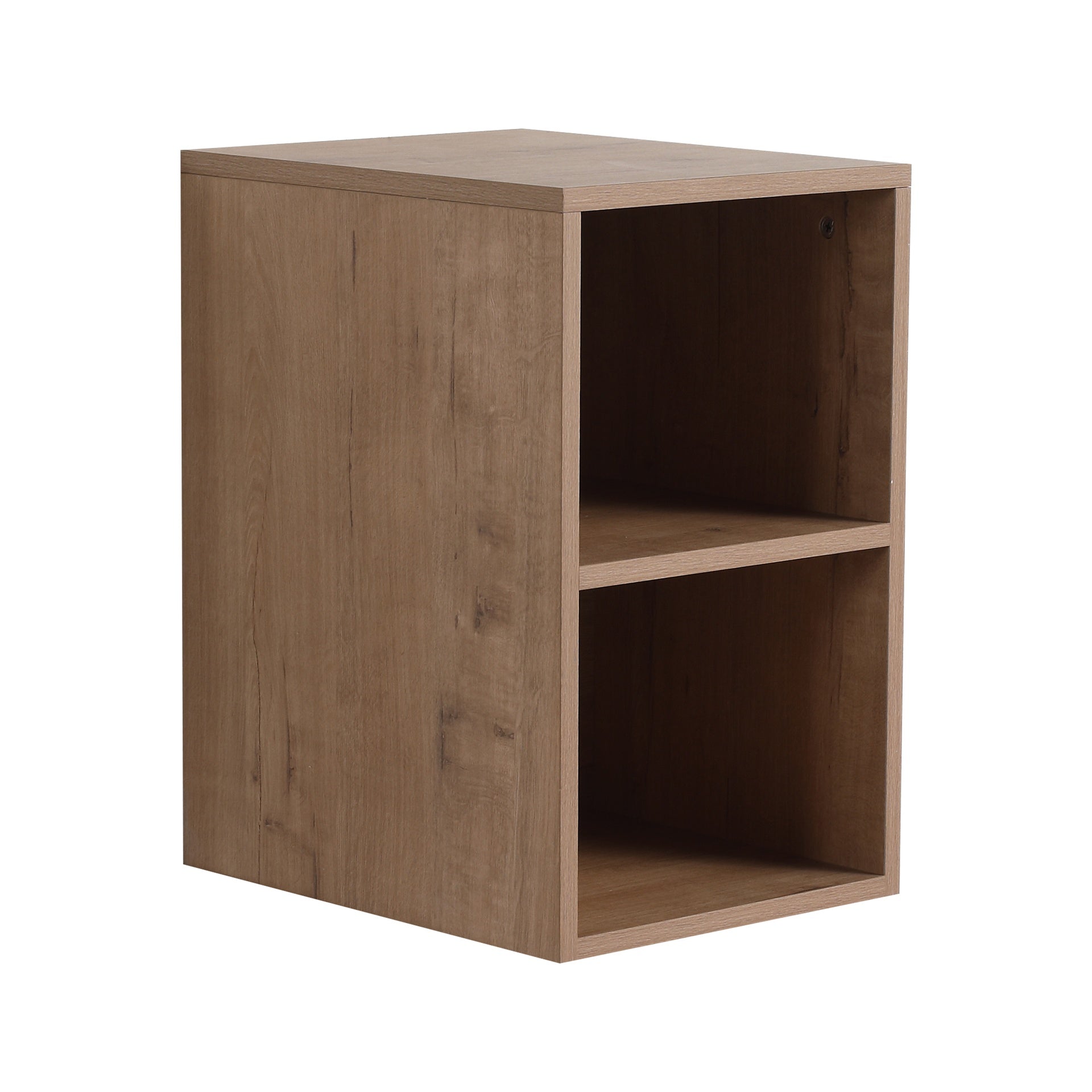 12 Inch Small Wall Mounted Storage Shelves, Bathroom Storage, Plywood, Imitative Oak