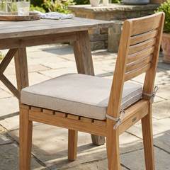 Noah Outdoor Dining Chair Cushion, Beige