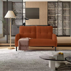 UNITED WE WIN corduroy fabric, comfortable monochrome double sofa, suitable for living rooms and bedrooms