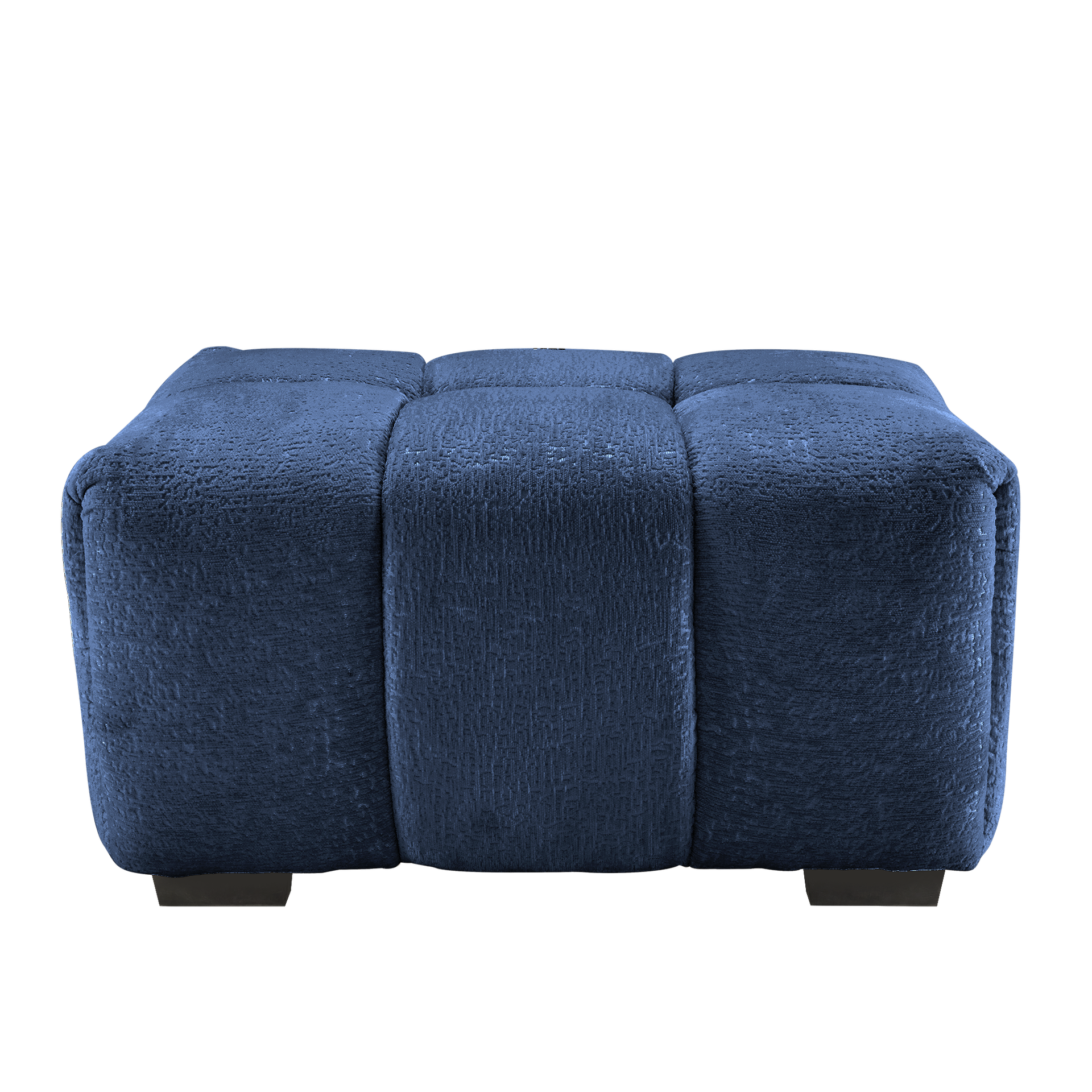 33 Sofas Blue Chenille - Ottoman