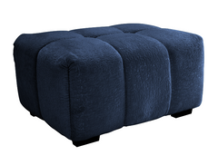 33 Sofas Blue Chenille - Ottoman
